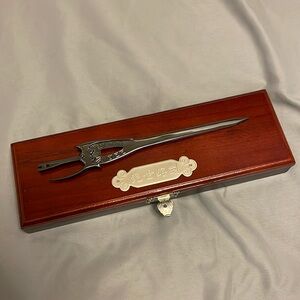 Metal toy figure miniature sword
